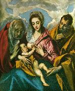 El Greco, virgin with santa ines and santa tecla